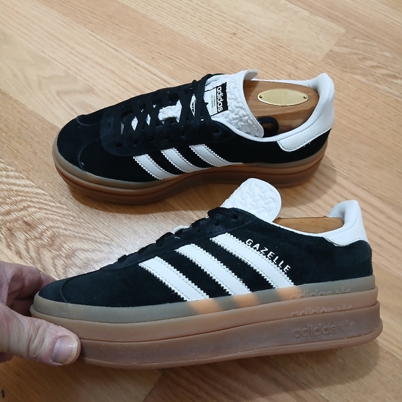 Adidas Gazelle Platform Streetwear/Lifestyle Athletic Shoes Size 6.5 Women - Picture 13 of 15